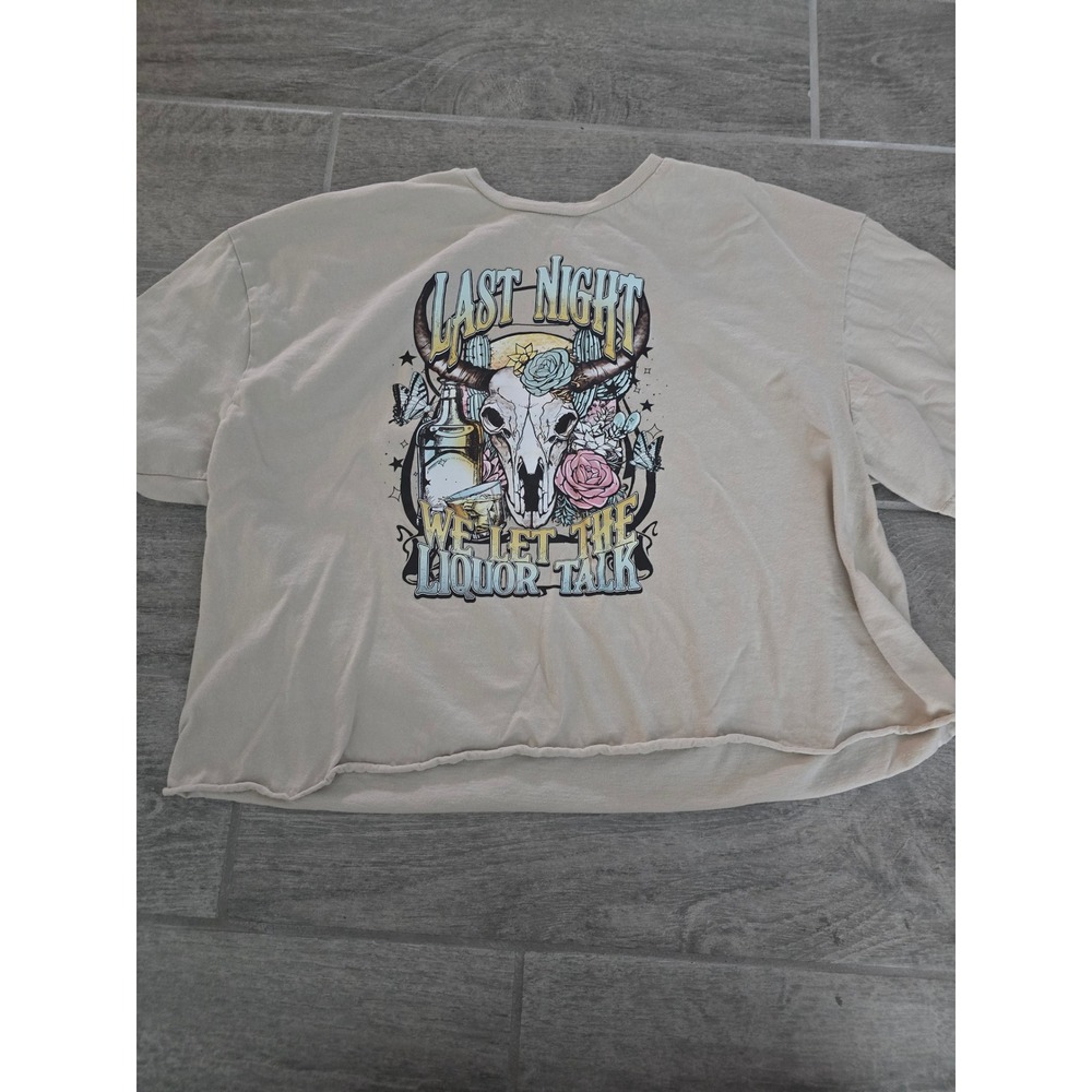 Graphic T-Shirt Last Night We Let The Liquor‎ Talk Morgan Wallen Country Western